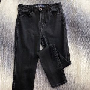Black High Waited Hollister Jeans